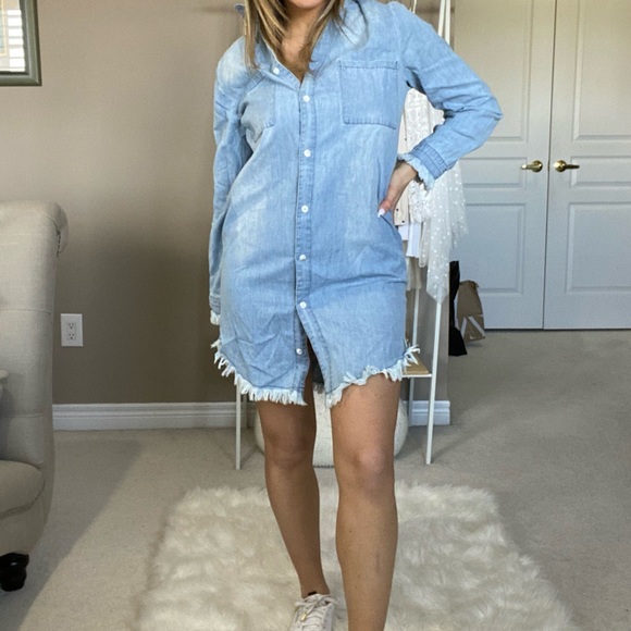 Button up Jean dress